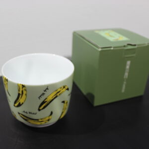 Decal transferring Banana Coffee Cup with Saucer