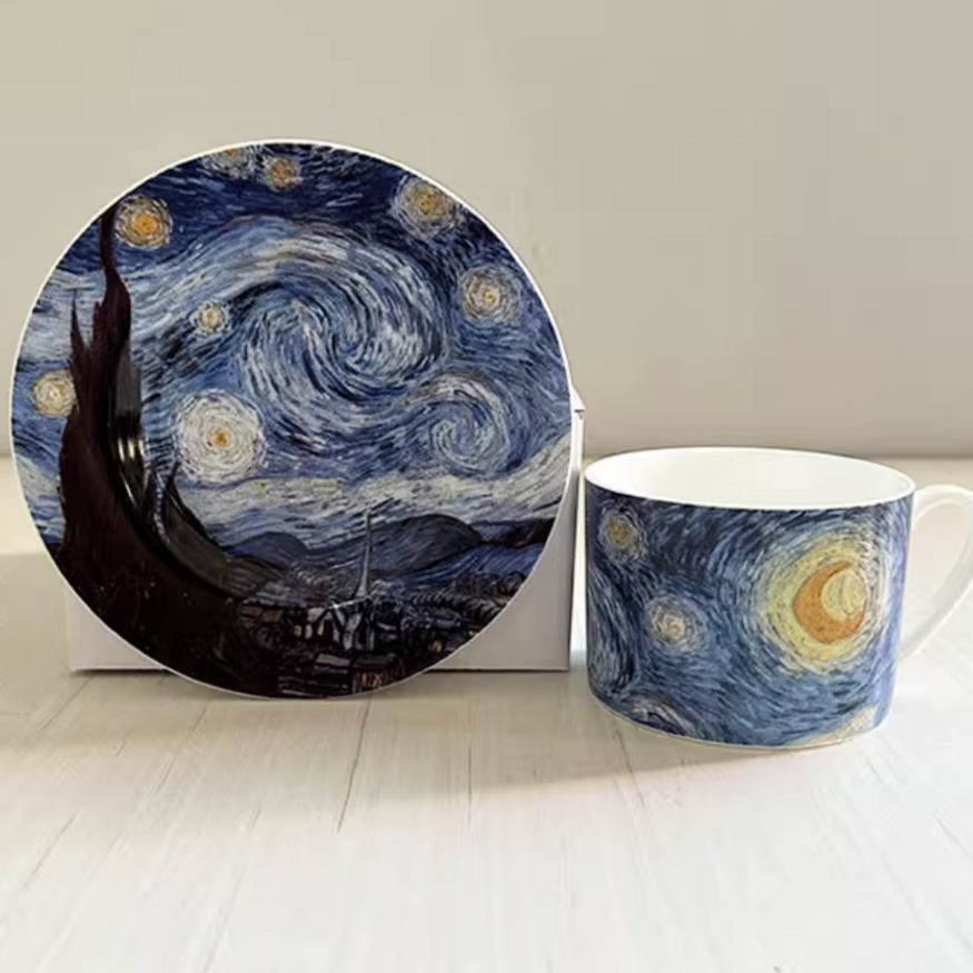 van gogh cup saucer