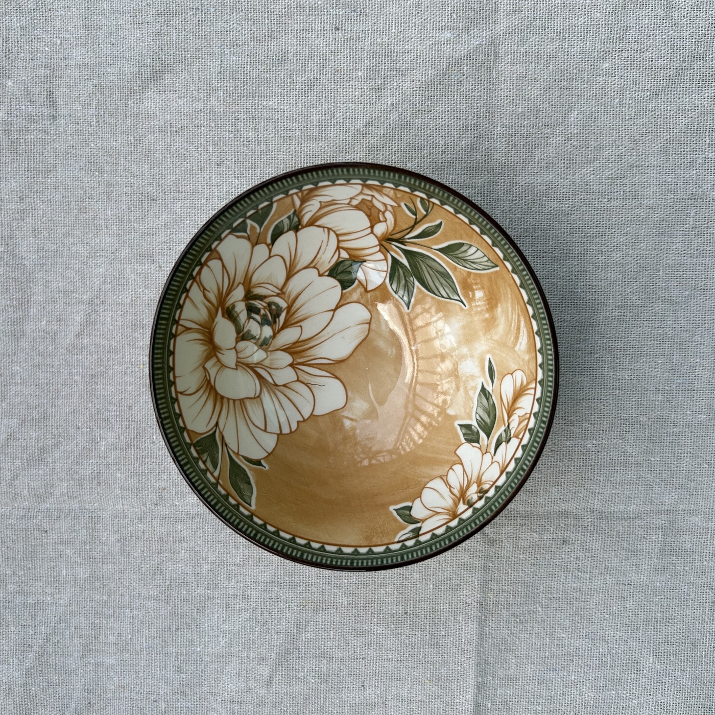 Flower Ceramic bowl 4.50 inches