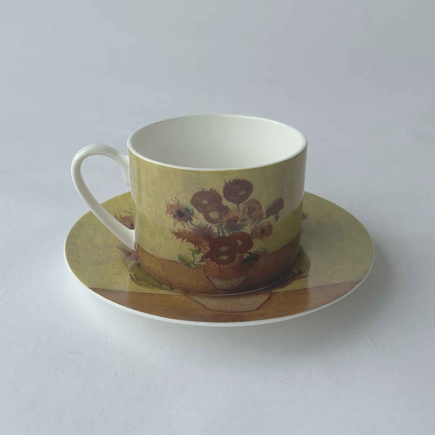 Van Gogh Ceramic Coffee Set- Sunflowers