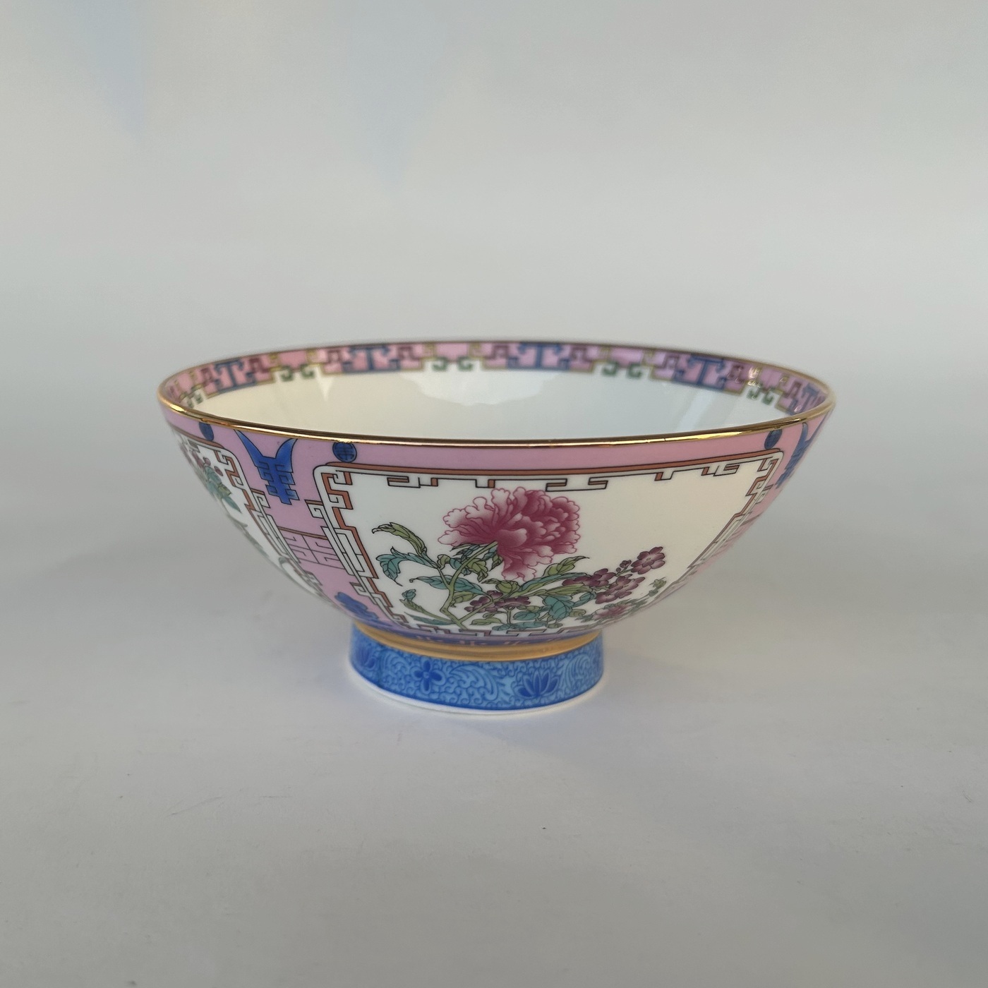 ceramic bowl with famille rose enamel