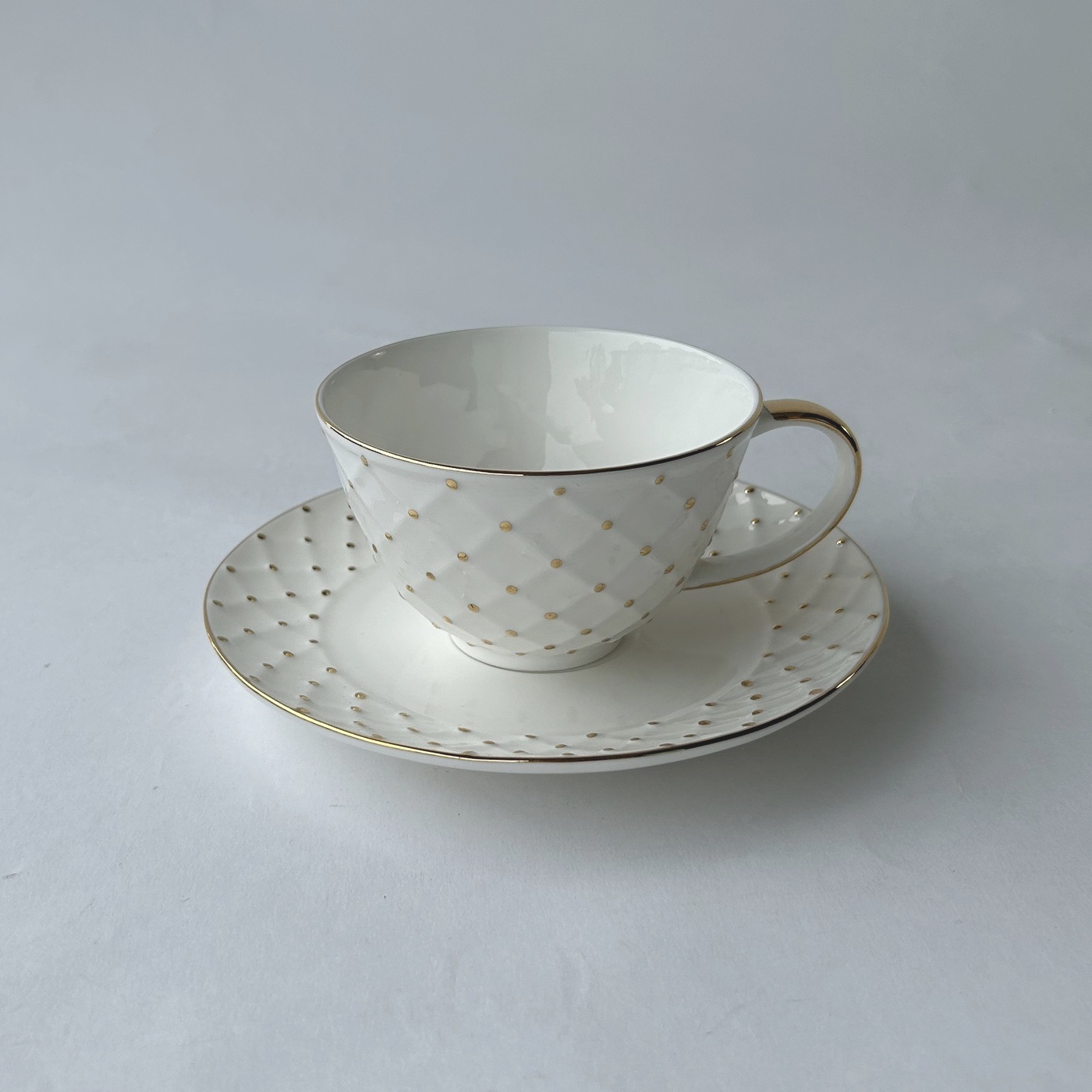 Gold dotted Ceramic Coffee Cups